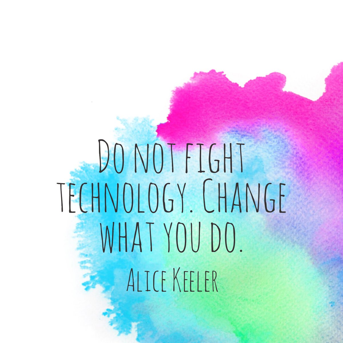 Do not fight technology, change what you do! #muhsd