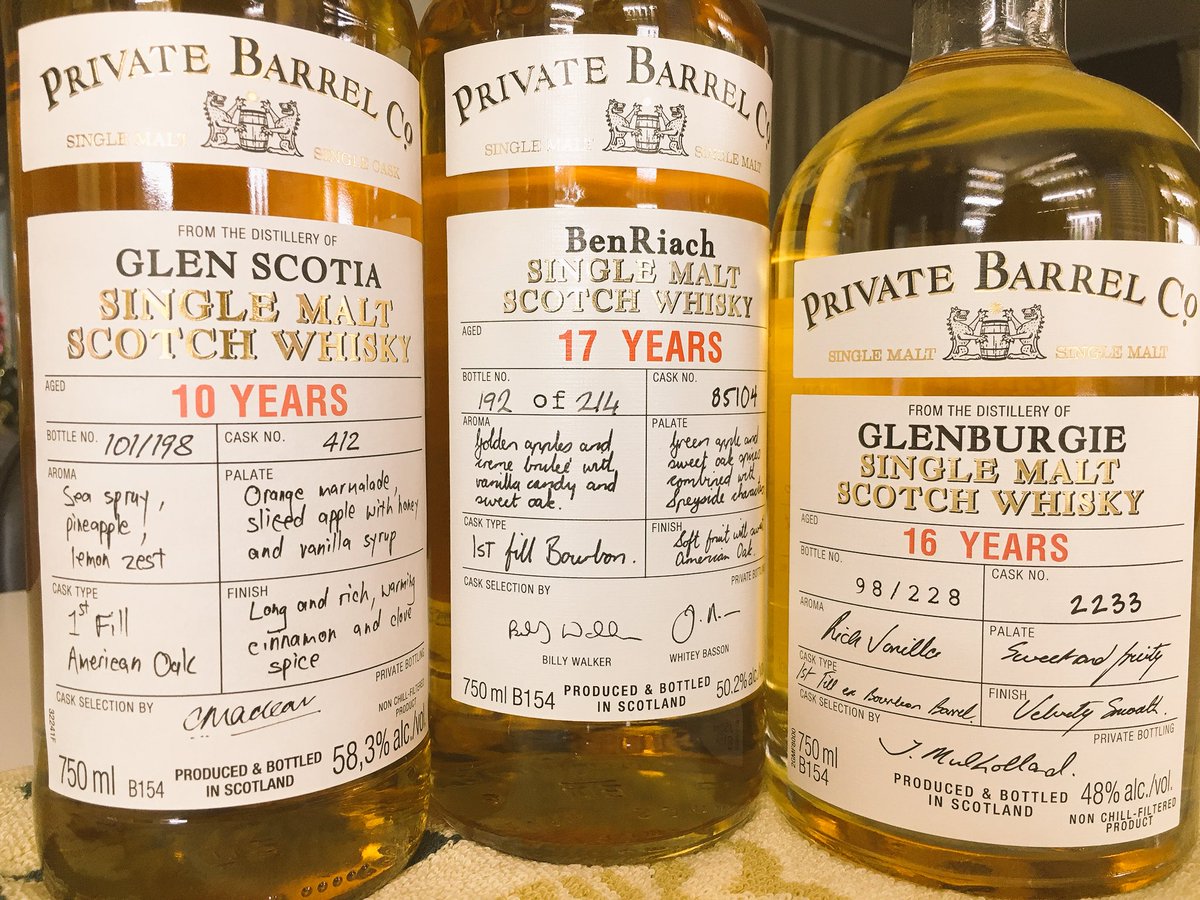 Maltdoc's tweet photo. #privatebarrelco #barnfinds on vacation. Calling it ‘Exclusive’ doesn’t do it justice. 3 releases add up to 640 bottles!! Don’t drive by a @CheckersSA liquorshop without checking in. There may even be a Mortlach still out there🥃 https://t.co/yLuknnTcPU