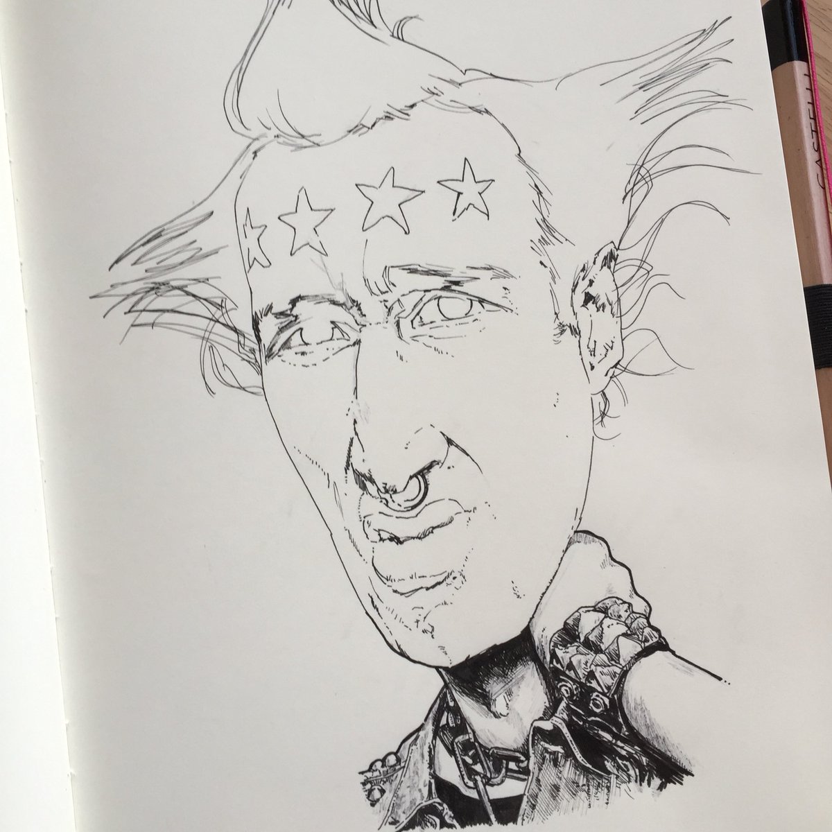 New sketch for the new sketchbook #theyoungones #ade #vivian