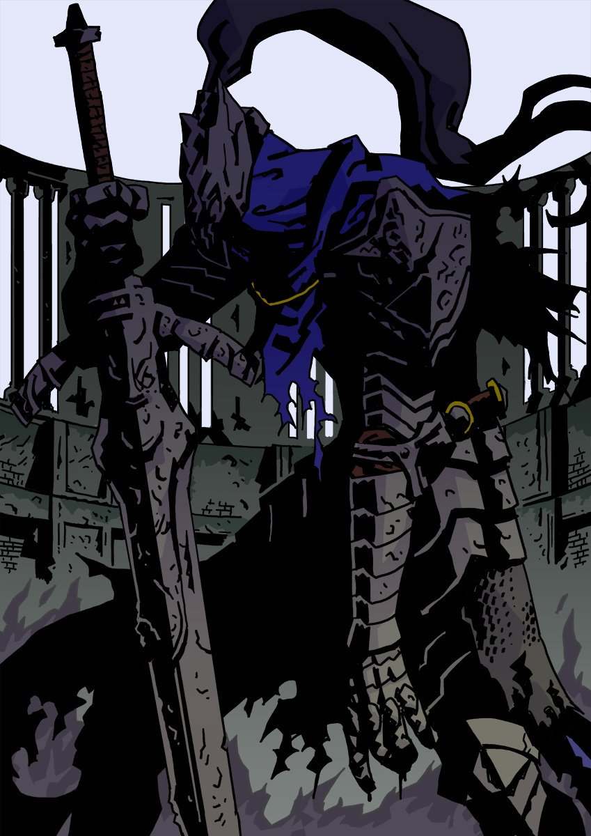 FallToTheAbyss's tweet image. To never die, engulfed by darkness. He waits for the Chosen Undead, doomed to kill them and die by their hand. The Abyss takes and keeps all who dare stand against it.