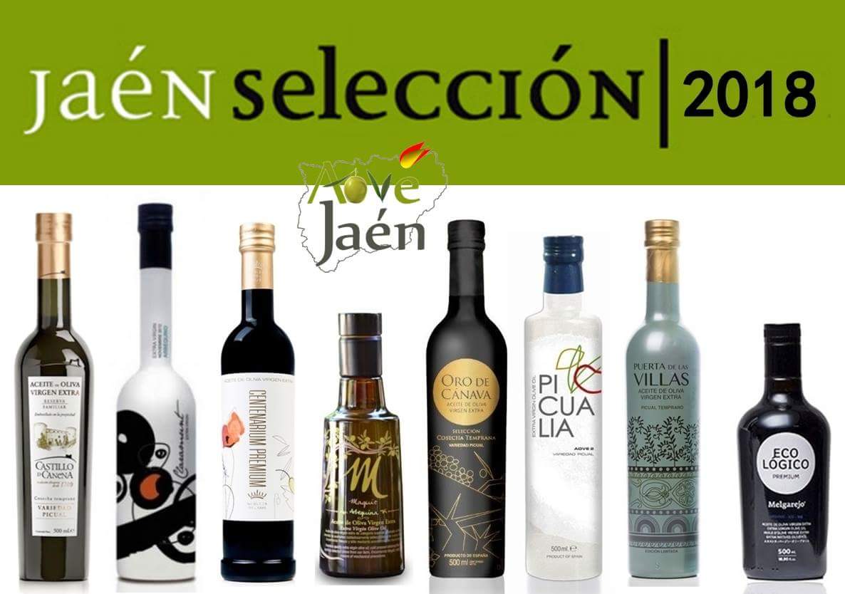 Qué bien queda nuestra botella entre los 8 #JaénSelección. Tiene un color especial, no os parece?