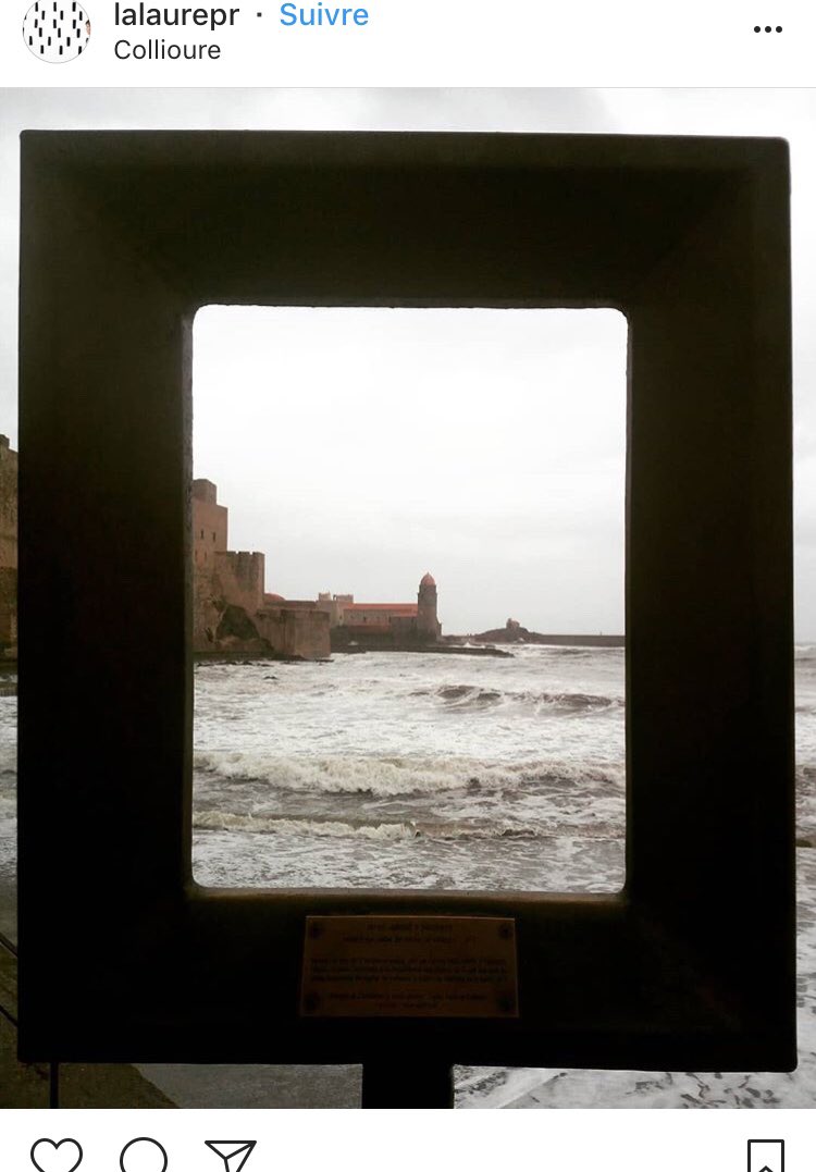 p2vdujour's tweet photo. #Collioure toujours aussi belle ; les #cadres toujours différents #sculpture @Ma2f2 @CollioureEvents #igersfrance https://t.co/ZfJgEh5CSP