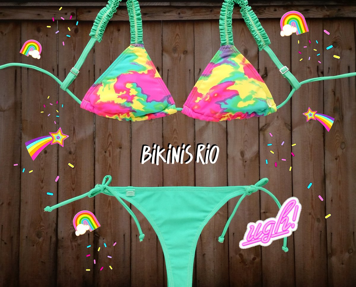 🌈 Triangulito Ema [Rainbow Brite] + Cola less con tiritas [Verde Loro] 🌈
📍 Conseguila en:
🔺 CABA ↠ MAÑANA!! ↠ FERIA EN VIVO en Hotel Dolmen!! 🏢
🔺 FERIA ONLINE ↠ N͙O͙W͙!! ↠ bikinisrio.com
🔻 ROSARIO ↠ Lola Lolita ↠ Balcarce 880 🏠 
🔻 CORDOBA ↠ Jueves 18/1