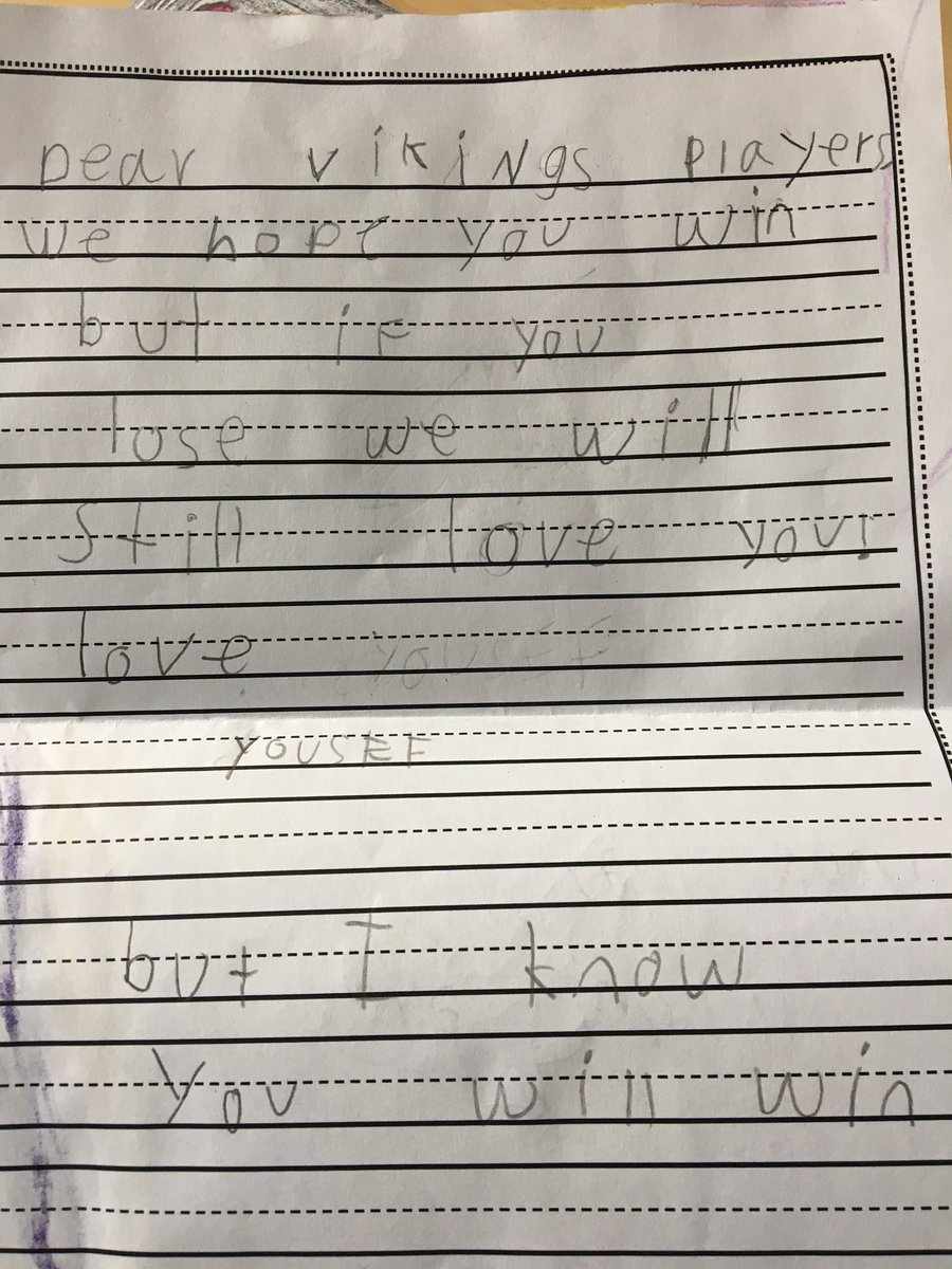 MsWoldsClass's tweet image. Showing our support to our Vikings Players! No matter what we are proud of our team! #Empathy #SLPPantherProud