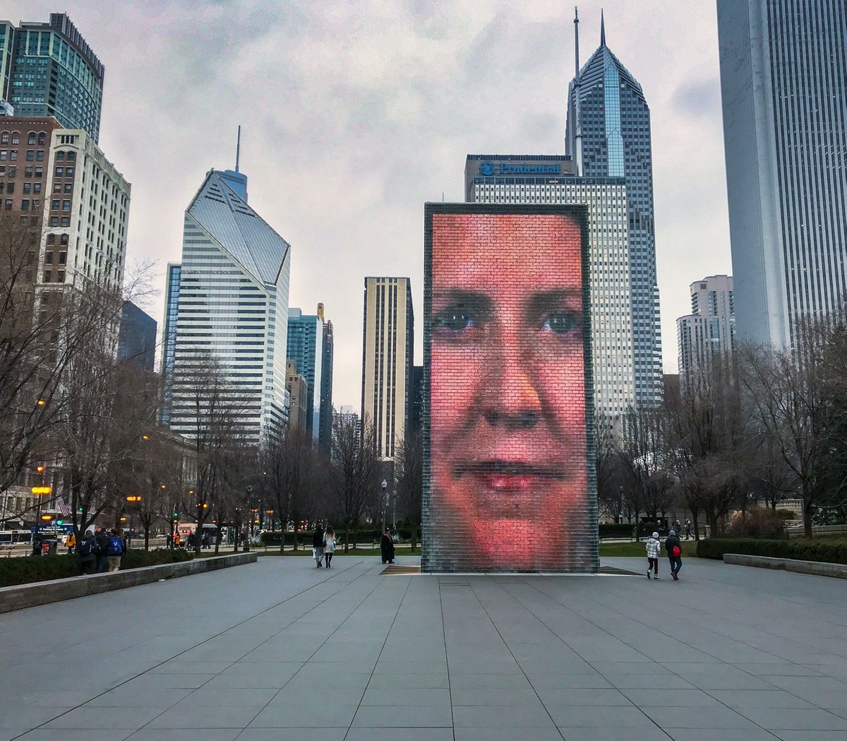 Chicago Phone Camera Series - Faces in Millennium Park. The civic centre of Millennium park was the vision of architect Ed Uhlir, an employee of the city of Chicago and local architect - take note Calgary, we don't always have to look abroad for creative minds. #millennium park