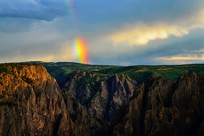 ThColoradoImage's tweet image. #BlackCanyon of the Gunnison. Stormy afternoon