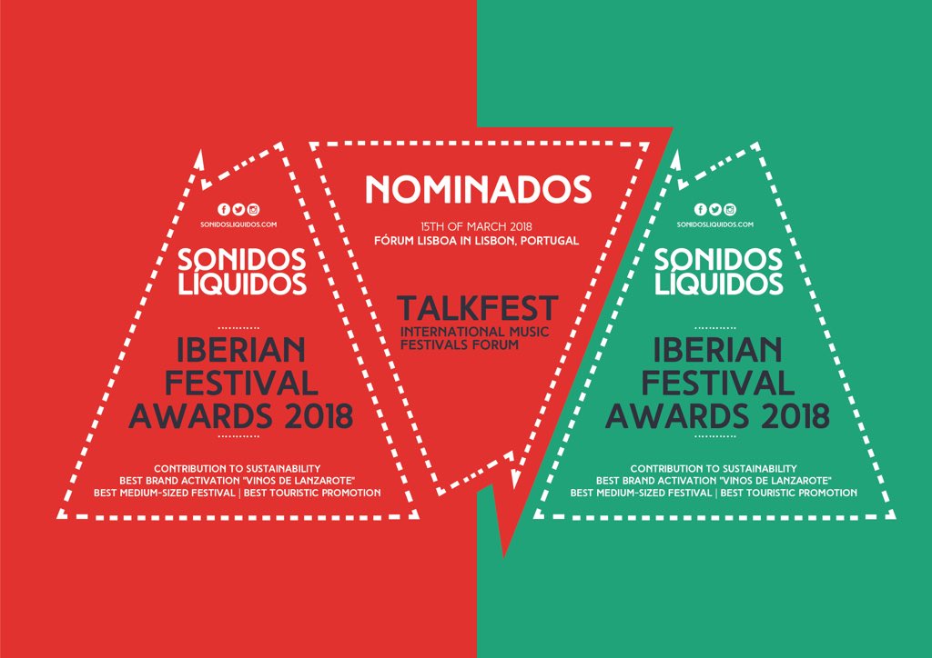 SonidosLiquido's tweet photo. Recordamos que estamos nominados en varias categorías de los Iberian Festival Awards 
✅Mejor Festival Sostenible
🍷Mejor Activación de Marca @vinoslanzarote 
🌋 Mejor Promoción Turística 
Y Mejor Festival de Medio Formato 
Aún se puede votar en https://t.co/SZNcjz1m78 Thanks 👍 https://t.co/WucgfLspTr