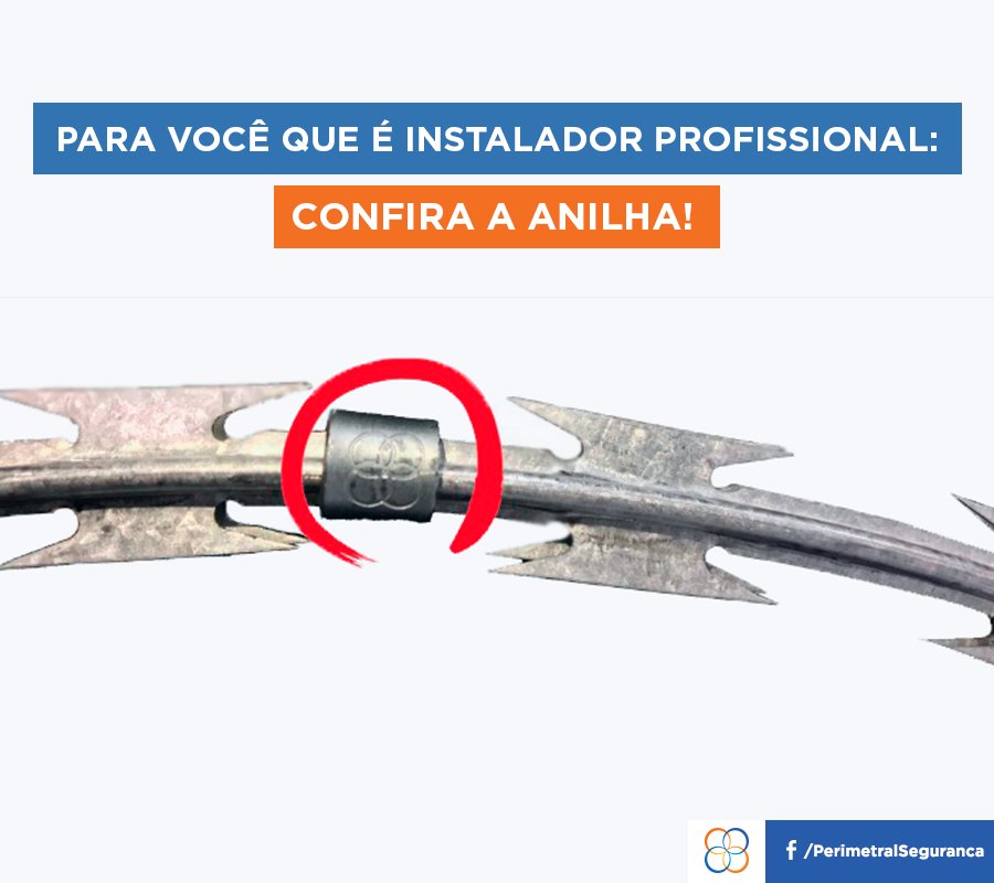 Perimetral_'s tweet photo. Confira a anilha e não tenha surpresas na instalação!

✅ Única com rendimento de até 10 metros
✅ Melhor custo benefício por metro
✅ Proteção galvalume de maior durabilidade

Mais informações aqui: https://t.co/oDkMCxn6Ai. https://t.co/8ITRi4UDcH