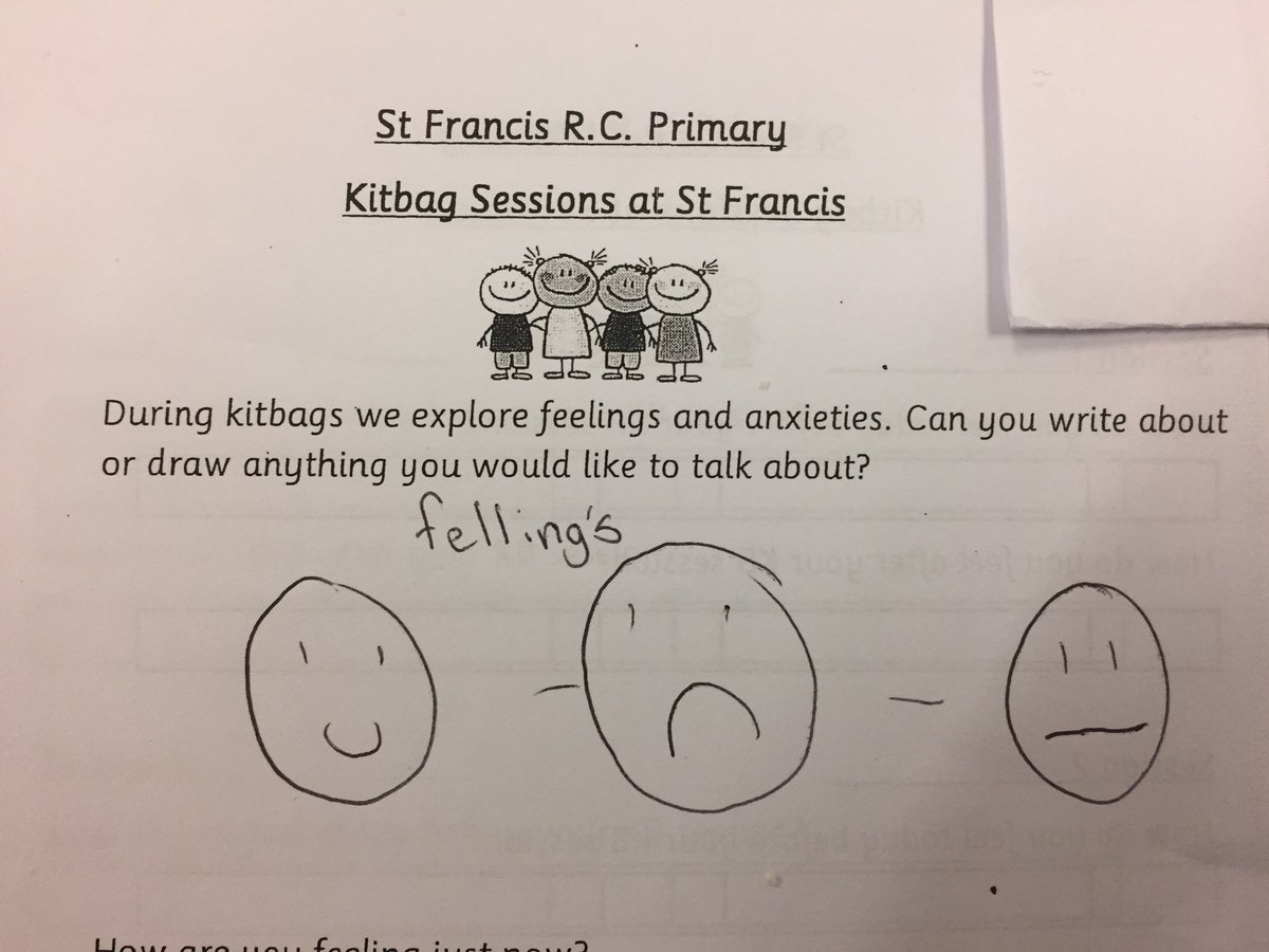And at StFrancisPrimSchool today, I listened to excited stories about the impact KitBag ws making for struggling children. Only 3 ssns in!!