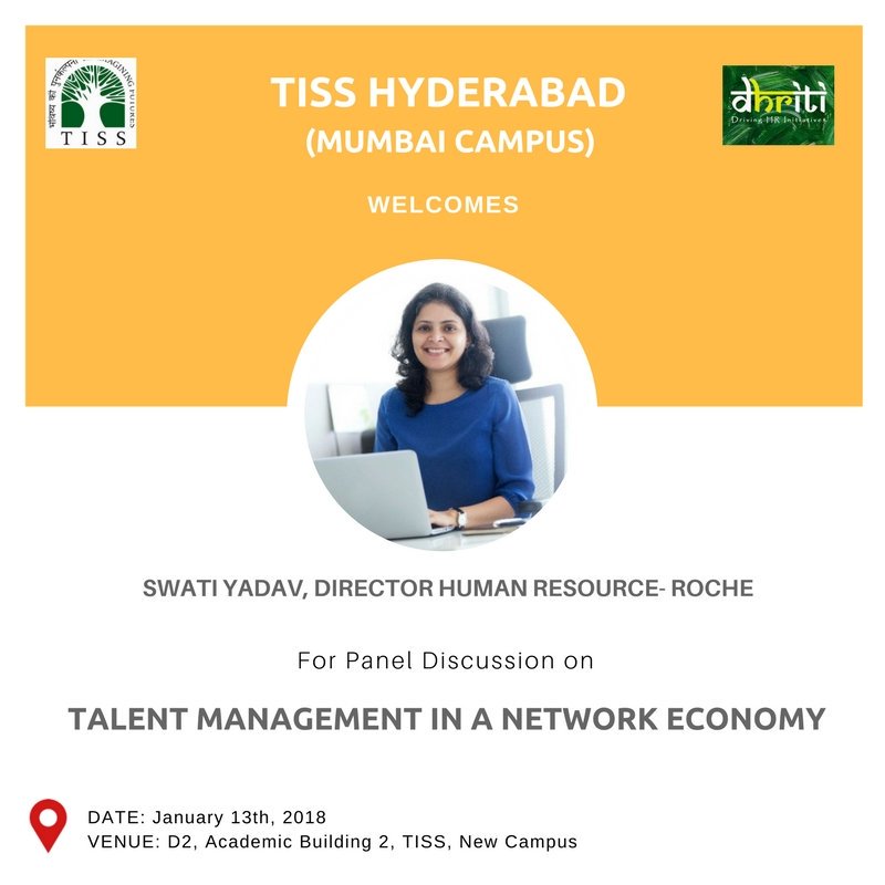tisshrhyderabad's tweet photo. We are very pleased to have you on board the panel, Ms. Swati Yadav! Looking forward to enriching insights! https://t.co/Kr6dmpXFn3