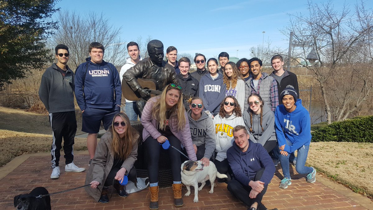 Students from <a href="/UConn/">UConn</a> were with us this week. Here's a great shot of them with Otis. Thanks for your help with #RebuildingMacon!