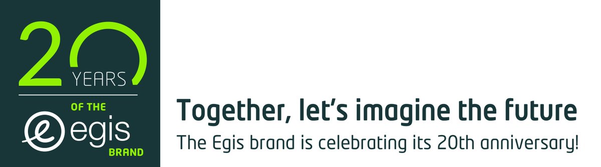 Today, Egis closes the celebrations of the 20th anniversary of the #Egis brand around the world!