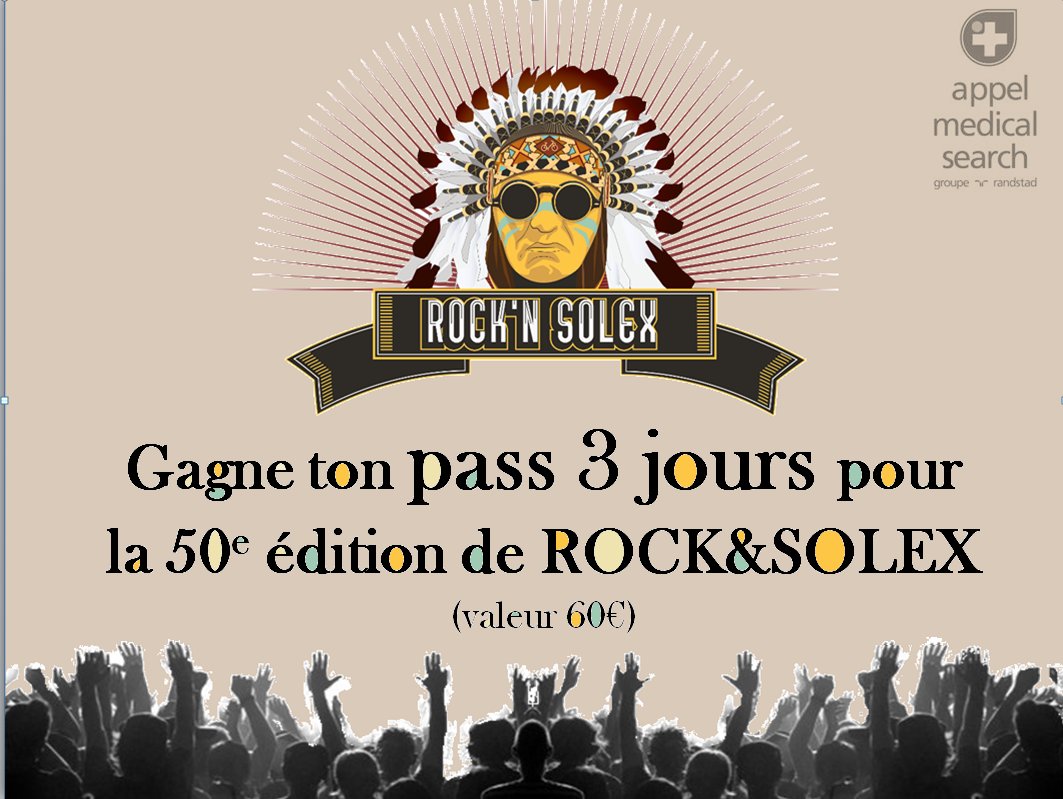 L'Appel Médical Search sera présent lors du FMS organisé par l'<a href="/AaemrRennes/">AAEMR</a>  à la faculté de Médecine de Rennes, le 16 janvier.
Venez nous rencontrer sur notre stand, et participer au jeu concours pour gagner votre pass 3 jours <a href="/rocknsolex/">Rock’n Solex</a> 2018!
