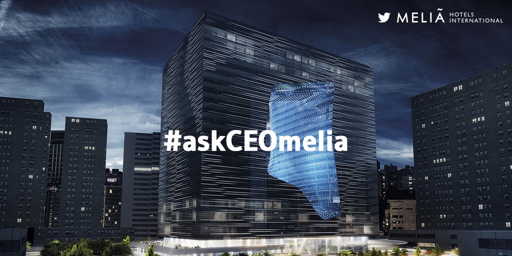 MeliaHotelsInt's tweet photo. Tuitea tu pregunta para nuestro CEO, Gabriel Escarrer, a #askCEOmelia. El próximo 16 de enero le entrevistaremos live desde @TwitterEspana. https://t.co/iw4zkwd5pk