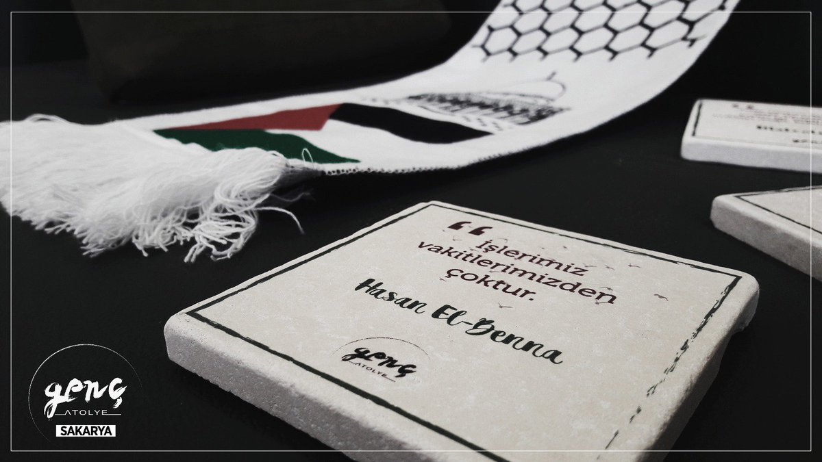 • Hasan El- Benna Sözlü Bardak Altlığı
•Dava Adamı Seti • 10×10 cm boyutunda olup taş malzemeye bastırılmıştır. •Stoklarda sınırlıdır. - [•Fiyat bilgisi için direkt mesaj gönderiniz.]