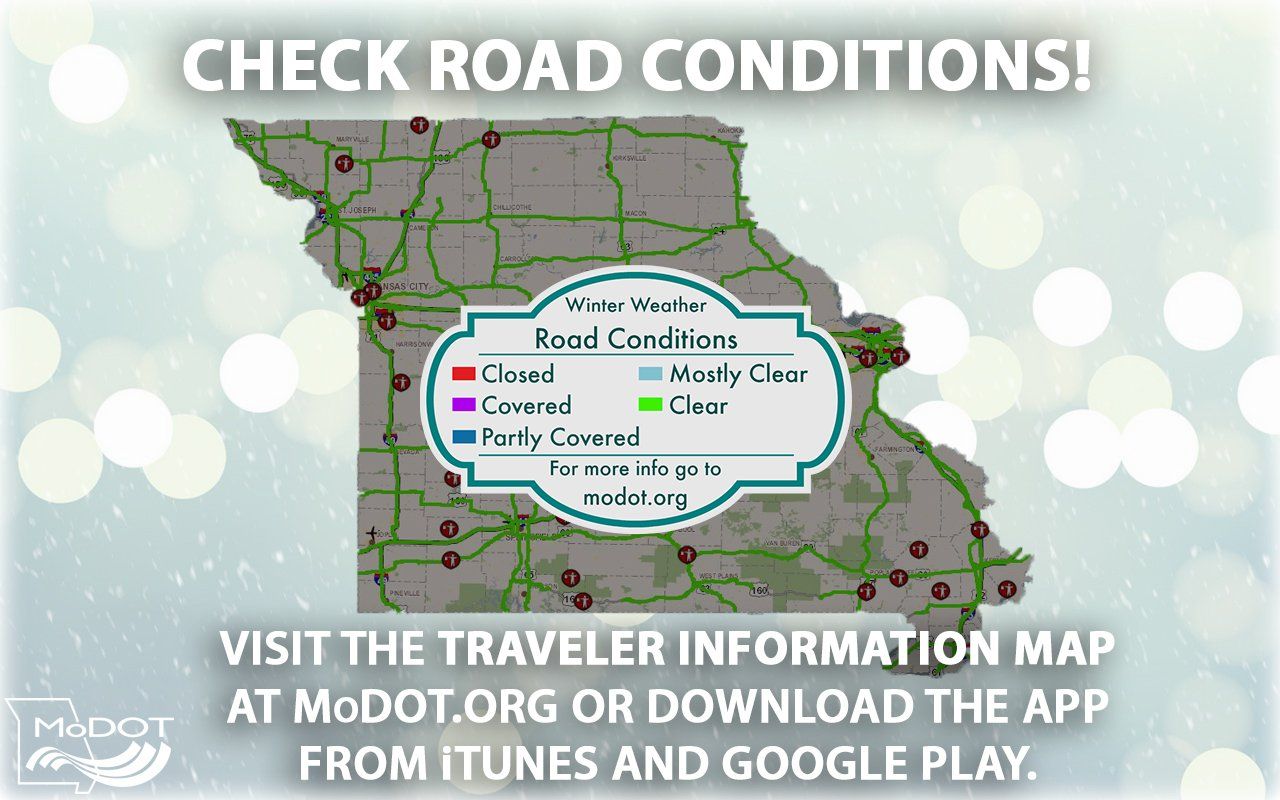 State Of Missouri On Twitter When The Ground Temperature Is - Any Precipitation Can Create Hazardous Driving Conditions Always Checkthe Modot Traveler Information Map For Road Conditions Before Heading Out state of missouri on twitter when the ground temperature is - any precipitation can create hazardous driving conditions always checkthe modot traveler information map for road conditions before heading out