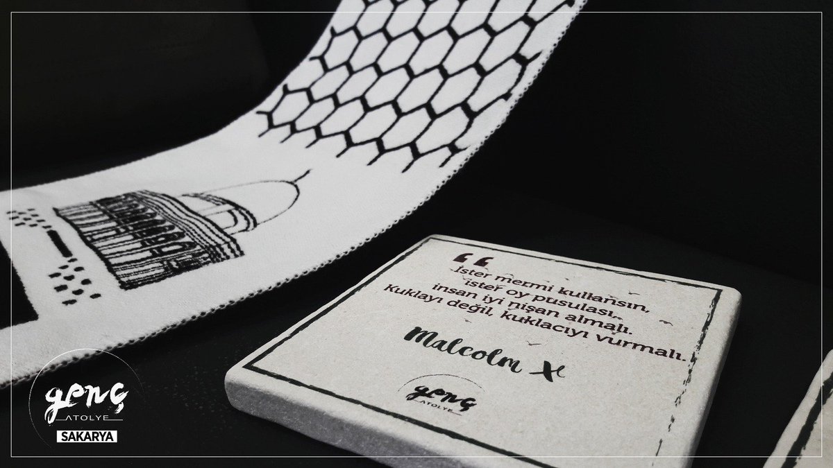 • Malcom X Sözlü Bardak Altlığı
•Dava Adamı Seti • 10×10 cm boyutunda olup taş malzemeye bastırılmıştır. •Stoklarda sınırlıdır. - [•Fiyat bilgisi için direkt mesaj gönderiniz.]