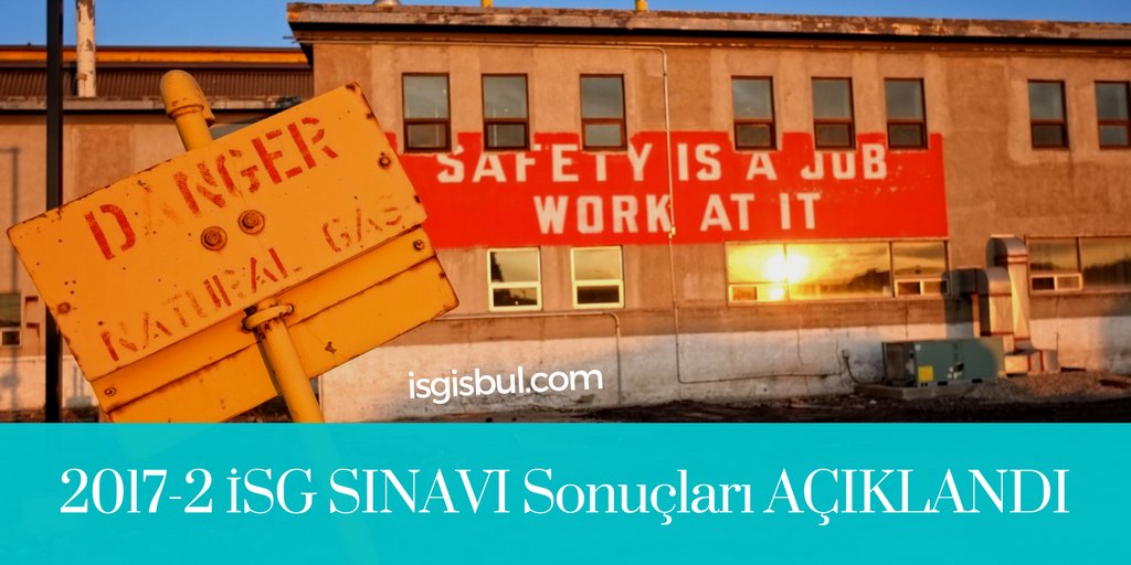 2017 İş Sağlığı ve Güvenliği Genel Müdürlüğü İşyeri Hekimliği ve İş Güvenliği Uzmanlığı Sınavı (2. Dönem) Sonuçları AÇIKLANDI! sonuc.osym.gov.tr 

#işgüvenliği #işsağlığı #isguzman #işyerihekimi #ösym