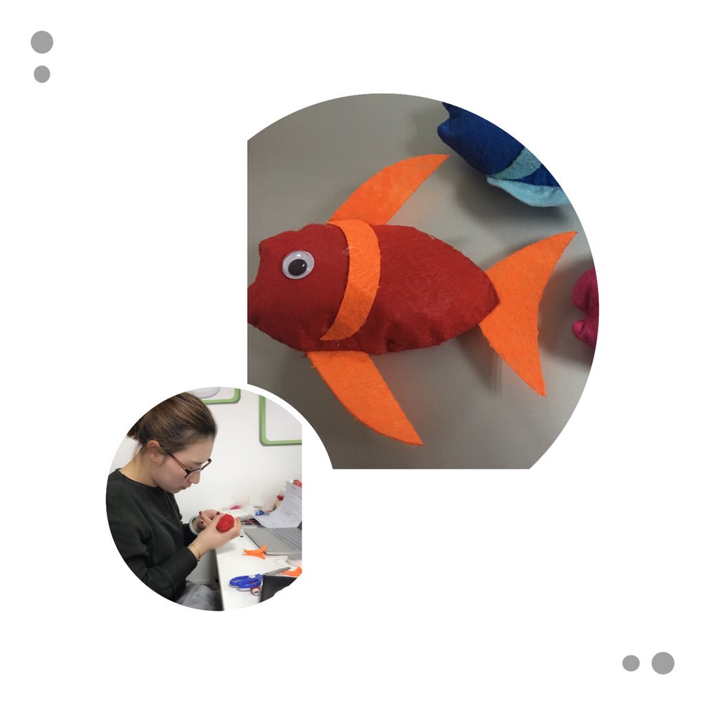 Jennys331's tweet image. i am not only good at offering specific service on #customsdata but also good at hand work. The following are the little felt fish made for my little boy