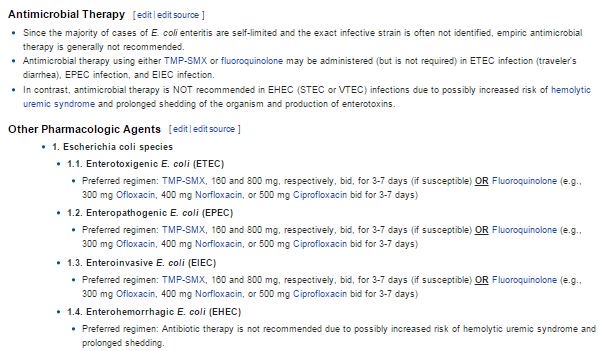 CMichaelGibson's tweet image. Romaine lettuce suspected (but not confirmed) as the source of an E. coli outbreak that has affected 24 people in the U.S. and over 40 in Canada.
Visit WikiDoc.org to learn more about #EColi #Enteritis here:
wikidoc.org/index.php/Esch…