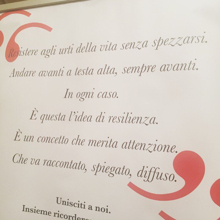 #resilienza