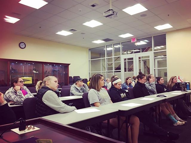 FerrumCollege's tweet photo. It’s so good to have everyone back on campus!! We can’t wait to start spring workouts next week!! #FCWS #4weeksistoolong #springsemester #regram 📷: @ferrumwsoccer https://t.co/9GVn5FM3bQ