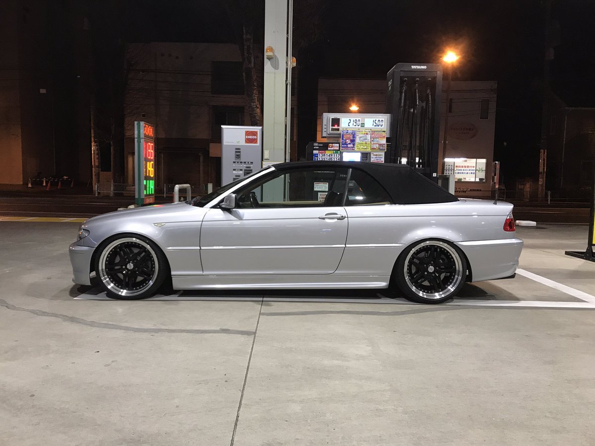 りゅーへー Bmw E46 330ci カブリオレ売ります 一括60万円 チタンシルバー 走行距離000km 左ハンドル 5at 内装ベージュ張替え 自作 19inch Tws 2ピース フォージド F8 5j R9 5j サスペンション Kw Ver 1 続きます T Co 3lqkjeiryo