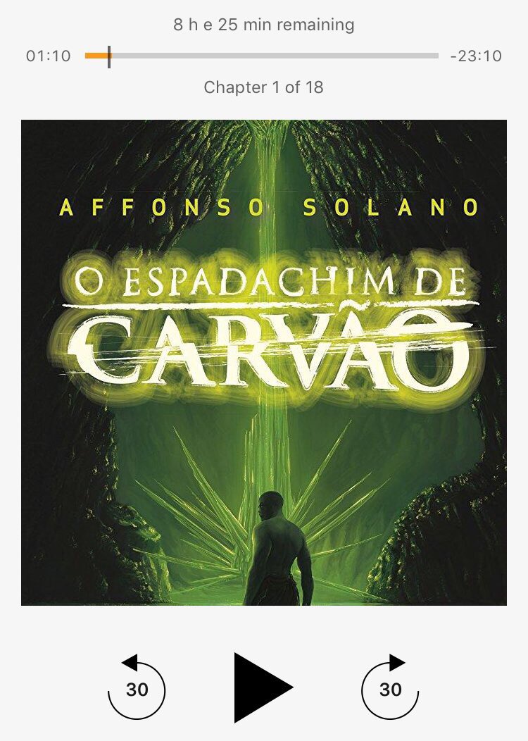 Meu 1º livro foi adaptado p/ AUDIOBOOK pela <a href="/audible_com/">Audible</a> -- quem quiser conferir, aproveite q o 1º download do app é FREE:
bit.ly/Espadachim_Aud…