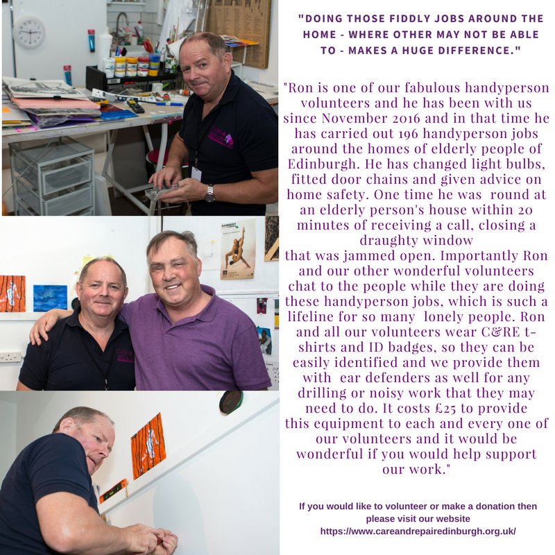 carerepairedin's tweet photo. If you require #SmallRepairs #diysos tel 0131 337 1111
@Edinburgh_CC @NHS_Lothian @bighearts @evoc_edinburgh @ChangeworksUK @LifeCare_ @ILScot @agescotland @Dementia_UK @DementiaFriends @scvotweet https://t.co/IgQBSub7Me