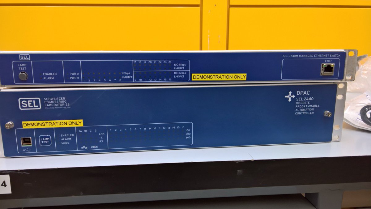ie_uc3m's tweet photo. Nuevos equipos para el Laboratorio docente de Protecciones eléctricas.Gracias SEL Inc por la donación.#uc3m #renovables #electrica https://t.co/1W8aPrech4
