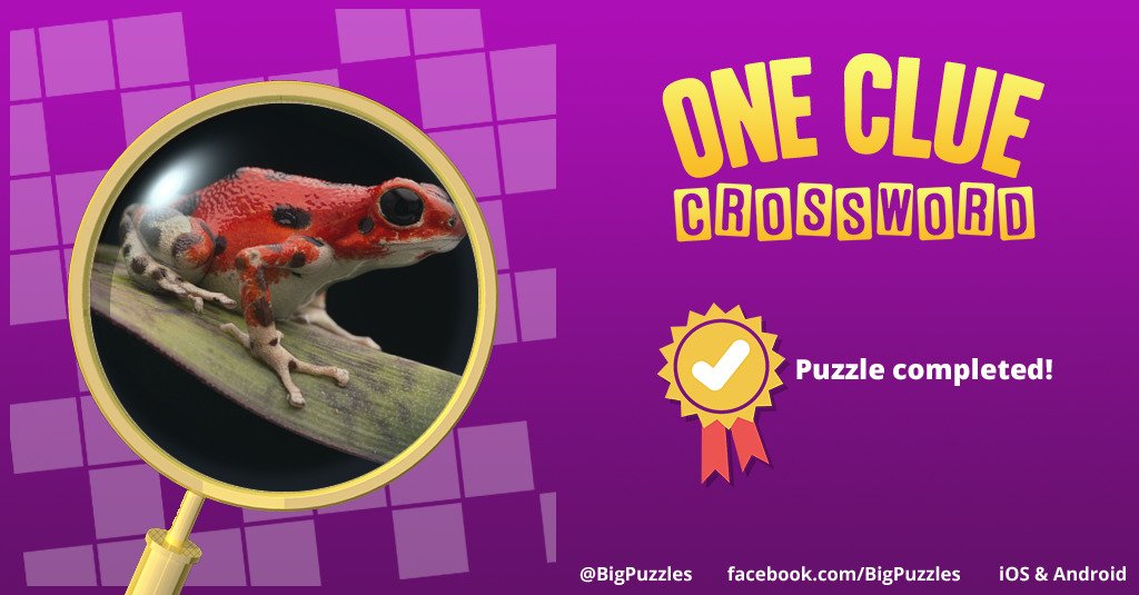 feblisafe's tweet image. I completed a puzzle in One Clue Crossword. Play now for free!
onecluecrossword.com #OneClueCrossword