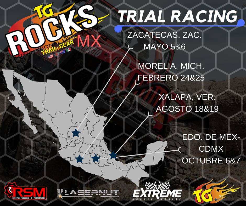 TGROCKSMEX's tweet photo. Todo listo para el arranque de las 4 fechas del TRIAL RACING 2018 en México. Comenzamos con la ciudad de Morelia, Michoacán este 24 y 25 de Febrero! Recuerda que el tiempo será tu rival a vencer!
#TRIALRACING #4X4 #TGRocksMexico #Eventos4x4 #Michoacan https://t.co/uuUHZHf3Cw