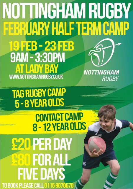 NRFCCommunity's tweet photo. Our February Kids Half Term Rugby Camp, at Lady Bay, is now booking🏉 - https://t.co/YAUn9qPs3h

#Kids #Rugby #Coaching #Minis #Juniors #Notts #Nottingham #HalfTerm https://t.co/KlXnyUX7U4