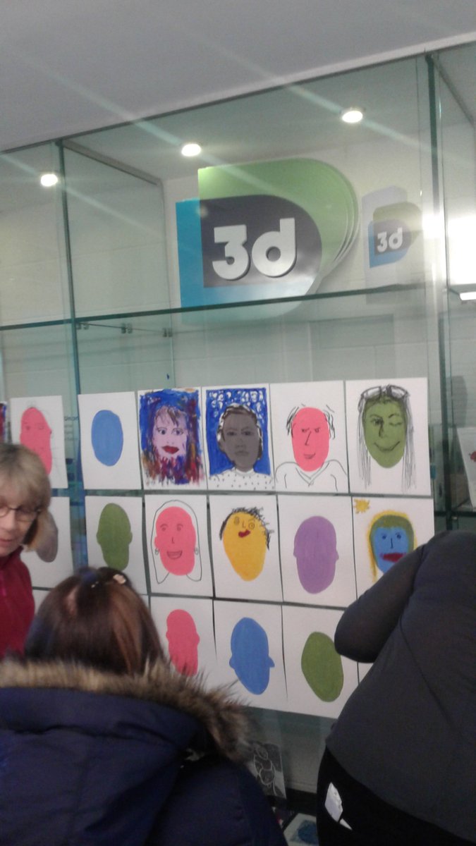 CreativeSparkie's tweet photo. Some shots of our #selfieexpression wall while people work on their self-portraits during @firstfortnight with @InspireWBGroup https://t.co/jxlwfy0qKV