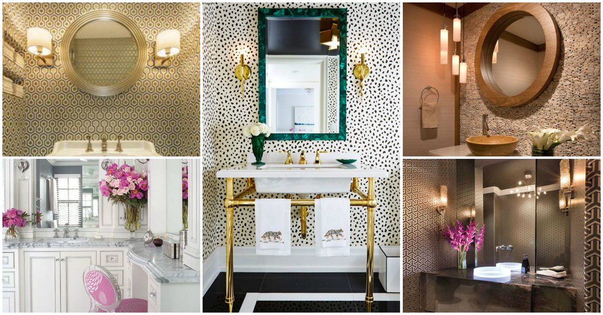 caliber_homes's tweet photo. How to Go Big in a Small Powder Room: Pattern &amp; Colour Make a Splash. 
https://t.co/f0J0UWGMqV #caliberhomes #homedesign https://t.co/VXI2AB4Svo