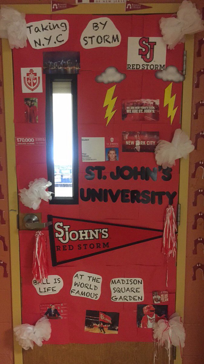 Ms_Vigilante's tweet image. We had a door decorating contest between all the teachers today! Proudly reppin' my alma mater - St. John's! 🔴⚪️#edchat #teachbyexample @StJohnsU @stjohnsalumni @StJohnsRedStorm #classof2010