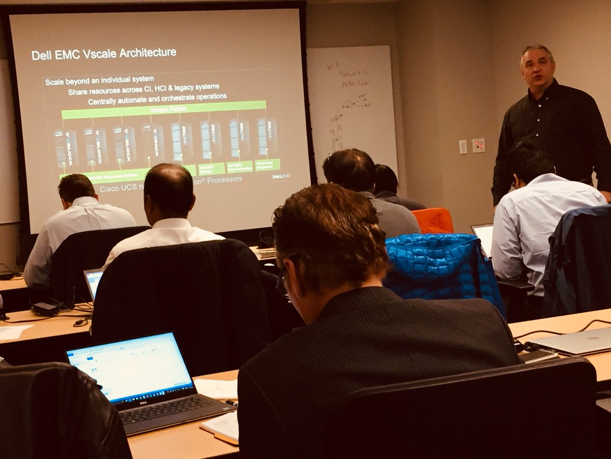 guitarorth's tweet photo. Dell EMC Vscale Test Drives have begun in NYC. Would you like to attend a future session? Contact your @DellEMC_CI representative. #Vscale https://t.co/UK16raTRUE