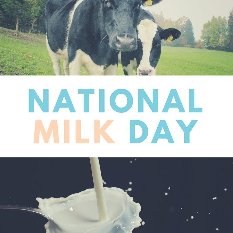 Happy #NationalMilkDay! Thank you to all the dairy farmers across the U.S. that provide us with a safe and affordable supply of amazing dairy products!