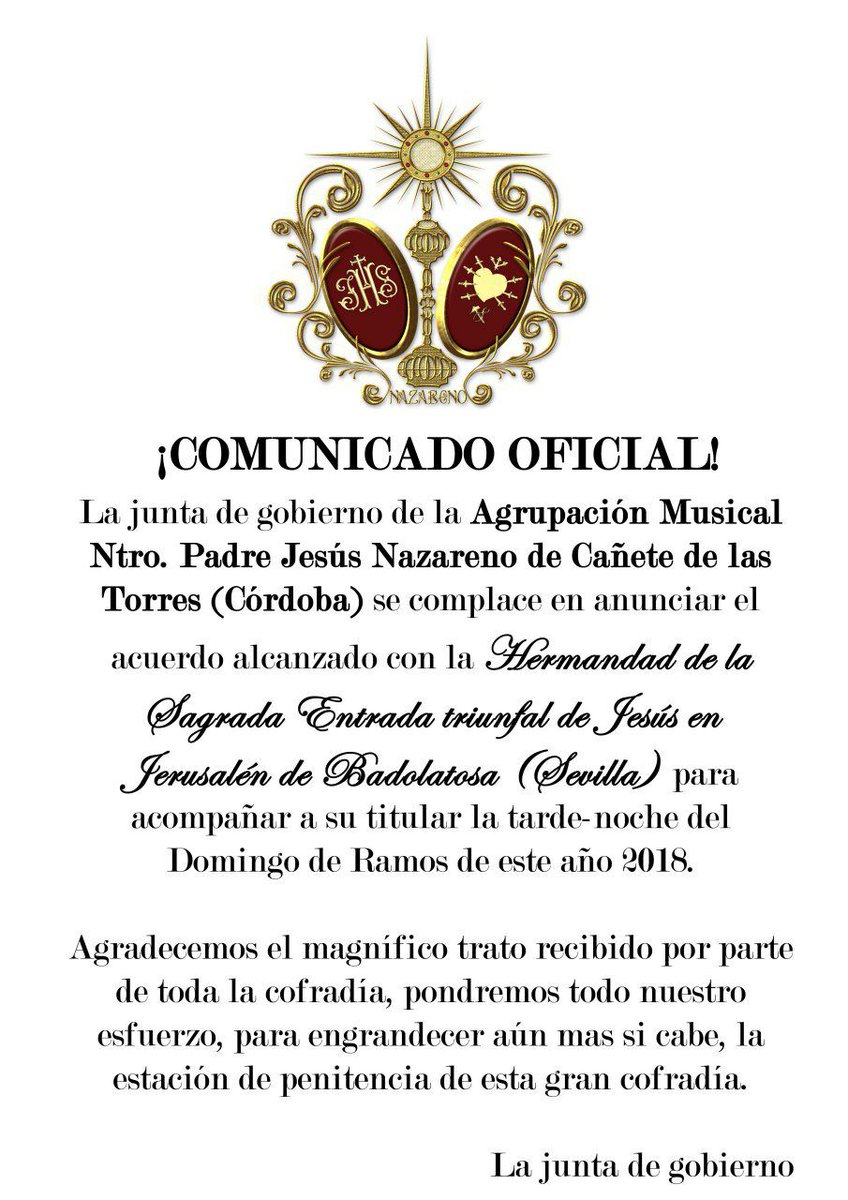 📝COMUNICADO OFICIAL 📝