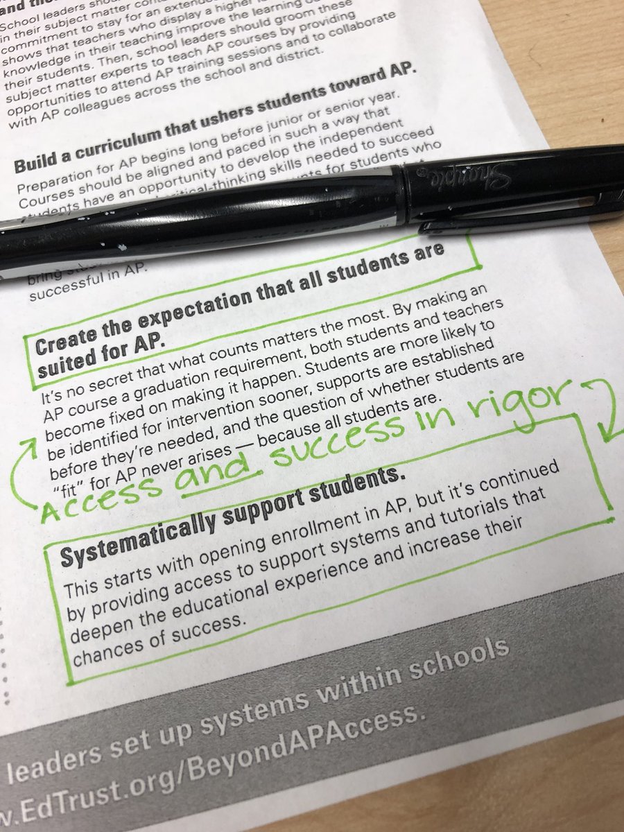 WakeSchCounslor's tweet photo. All students have the right to access AND success in rigor. #wakeleads #rigor https://t.co/ZYXrn40U65