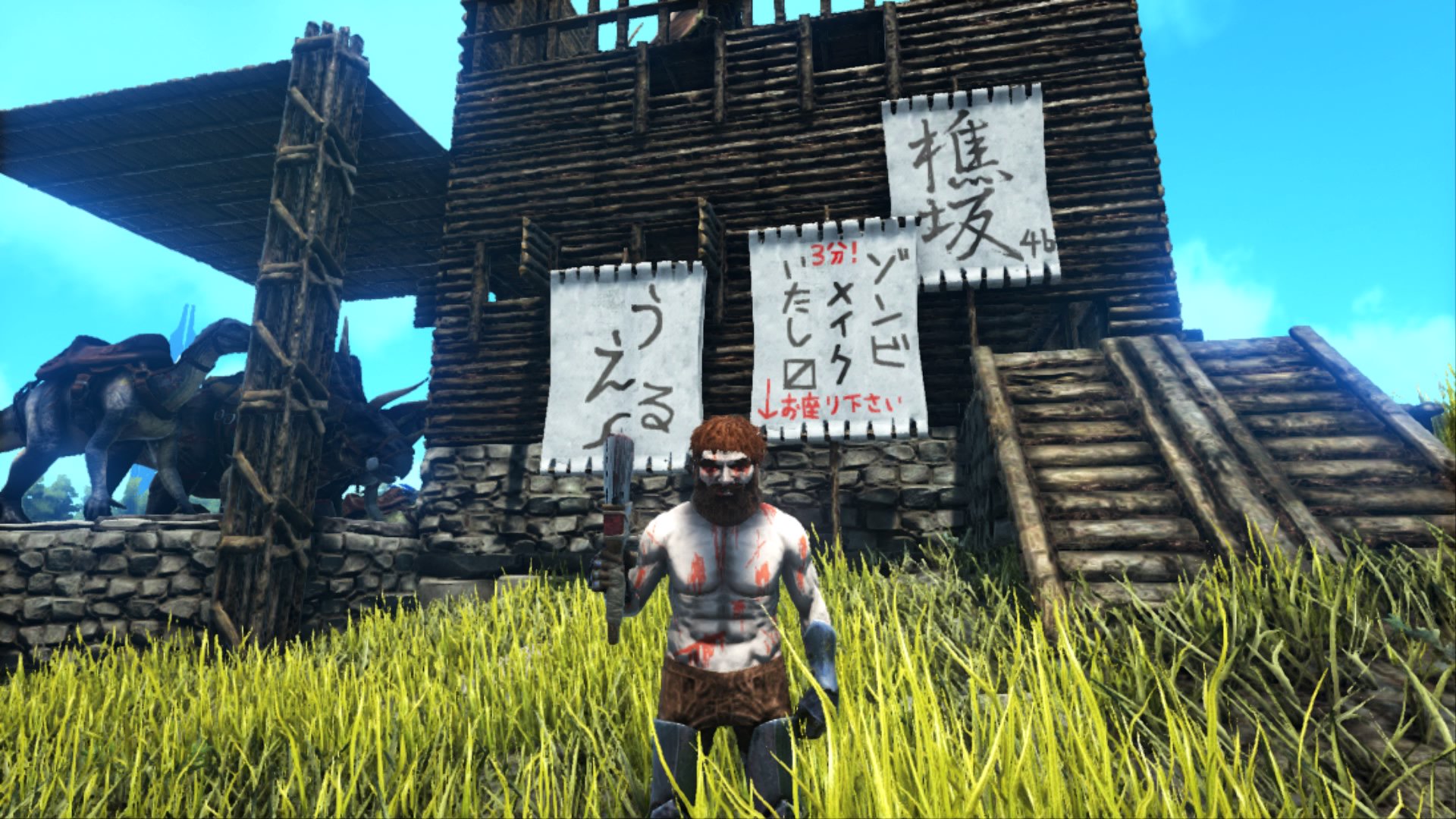 تويتر カドヤン على تويتر Ngcのark生放送に招待して頂きました 樵坂の旗や ゾンビメイクは ローカルで作ってから持ち込ませてもらいました どうもお騒がせしました Ngc Ark T Co Noyncu5p8z