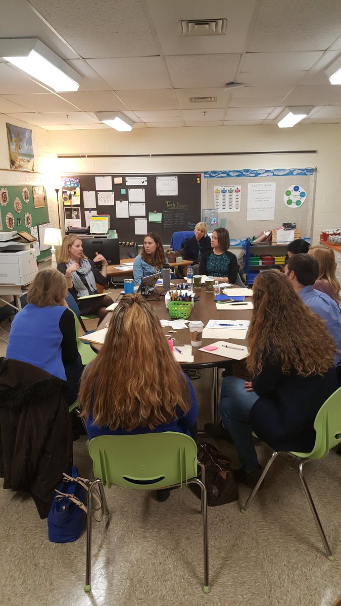 KelbaughKathy's tweet photo. Celebrating #bcpsblue at a Hereford Zone learning walk. Thanks @7DE_deer, @HeatherDenmyer and @mrs_wisnom for hosting. #hzonepd https://t.co/9cXFbeRHam