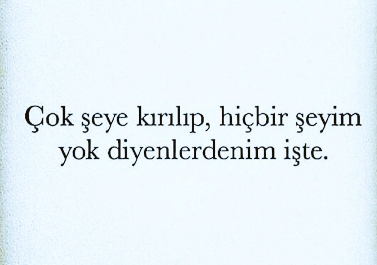 #İşteBöyle #VeDiyorumki