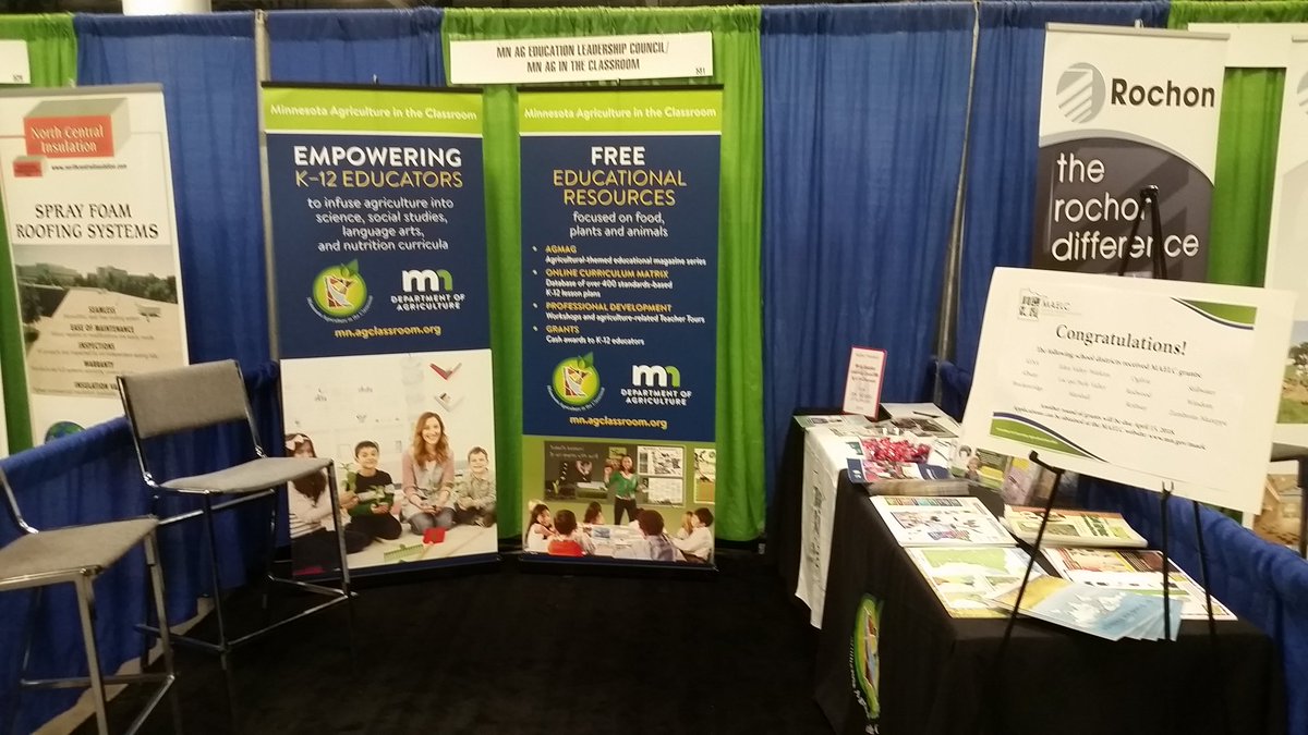 Stop by booth 531 at the Minnesota School Board Assn Conf to learn about K-12 agriculture. <a href="/mnmsba/">Minnesota School Boards Association</a> #MSBA2018