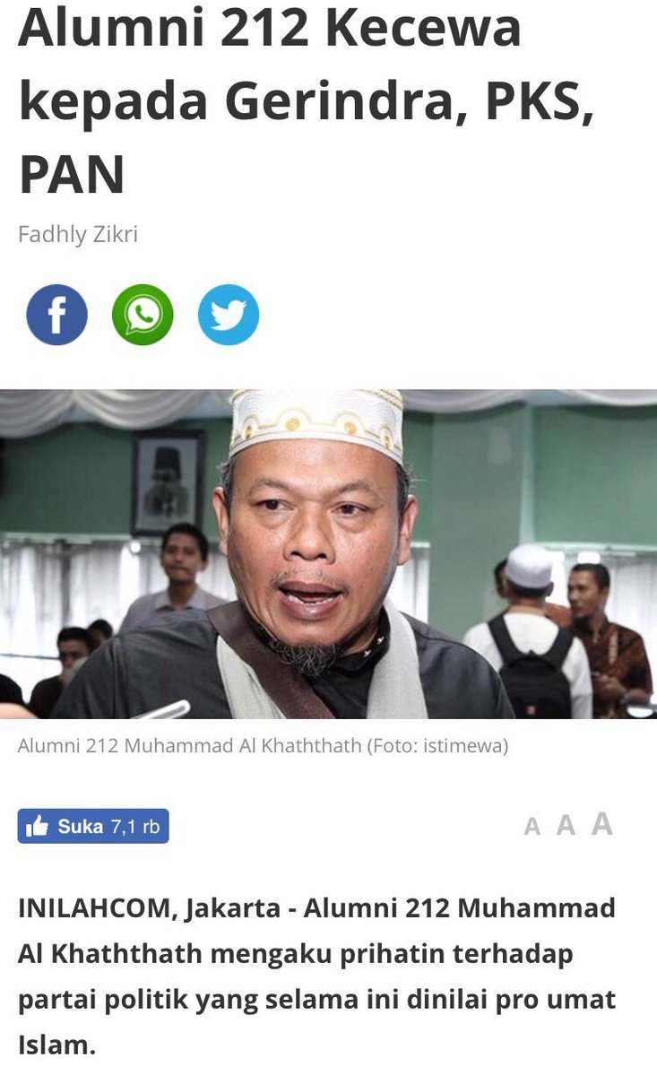 habibthink's tweet photo. Sekarang sudah jelas ya bahwa gerakan 212 adalah gerakan politik untuk kepentingan Pilgub DKI 2017. 
Ini menurut salah seorang alumni penting gerakan 212, jadi jangan marah sama gue ya. https://t.co/PMnlsKCRMR