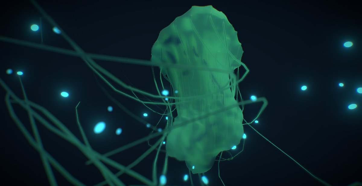 chromasie's tweet photo. My submission for #sculptjanuary18 #3d #3dobject #modeling #jellyfish #undersea #underwater #virtual #rendering #render #digital #digitalart #sculpture #daily3d #dailypic #ar #vr #water #wateranimals #deepsea #marine #art #cgi #highpoly #highpolymodel see: https://t.co/uohfp8T9bI https://t.co/jc2qBvUdqs