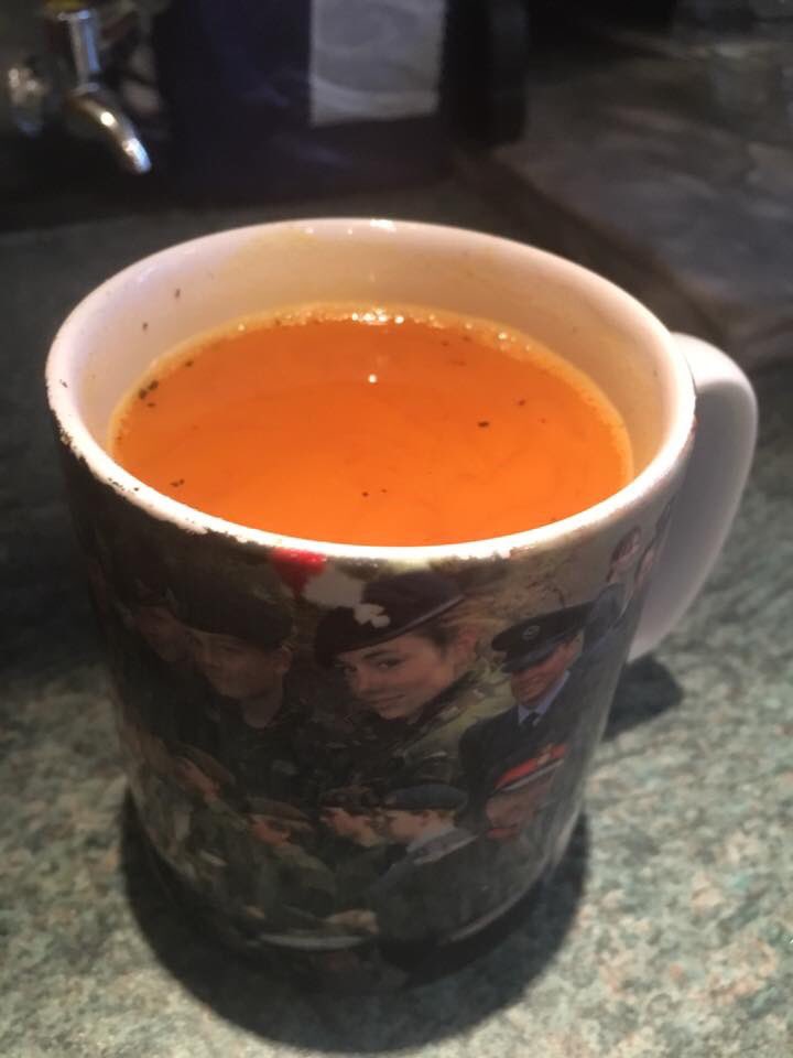 VRobinsonPR's tweet image. Desperate times call for desperate measures #tumeric #tumerictea #health - heard its natures' #antibiotic