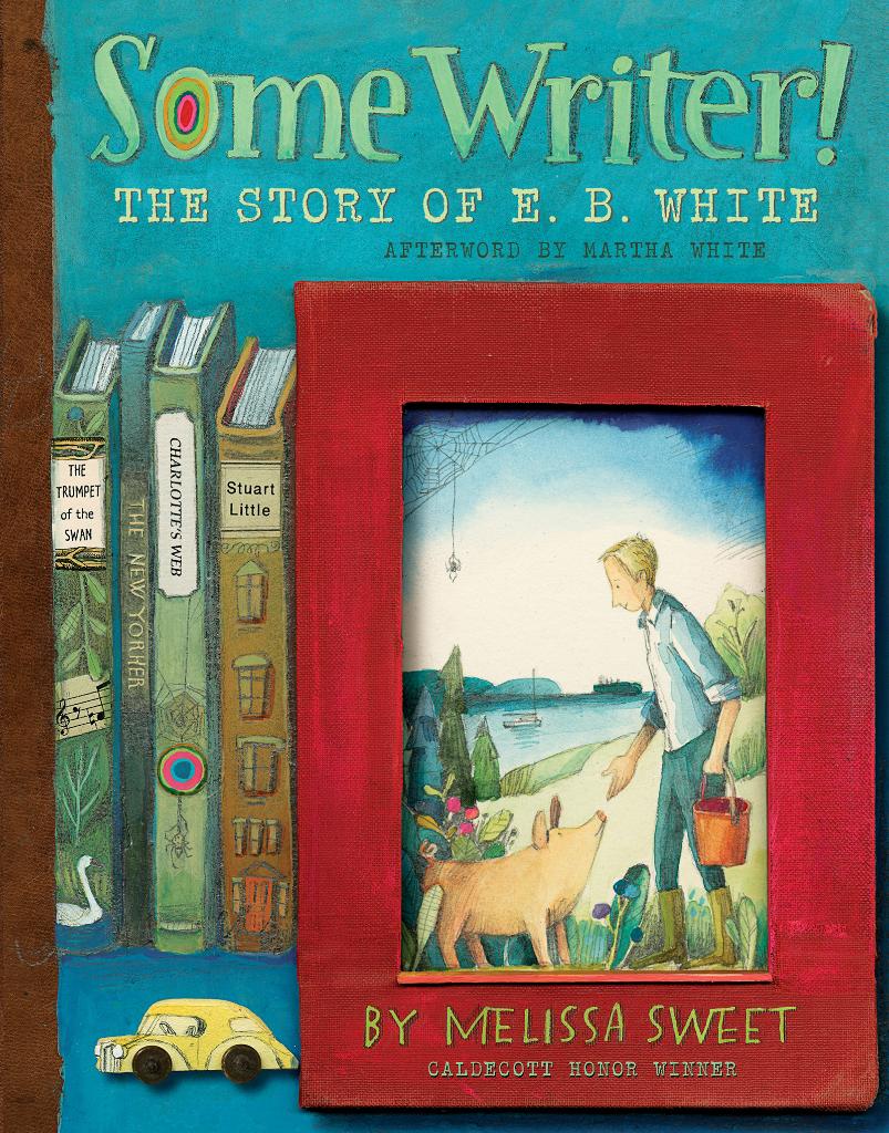 ClarionBooks's tweet photo. Visit SOME WRITER! author and illustrator Melissa Sweet @nysoclib on 1/18 to learn more about who E.B. White was as a kid, and how he came up with CHARLOTTE'S WEB! Details here: https://t.co/xzXyILpCBo (or https://t.co/0iPfBHIKeE) https://t.co/6lqjUAal77