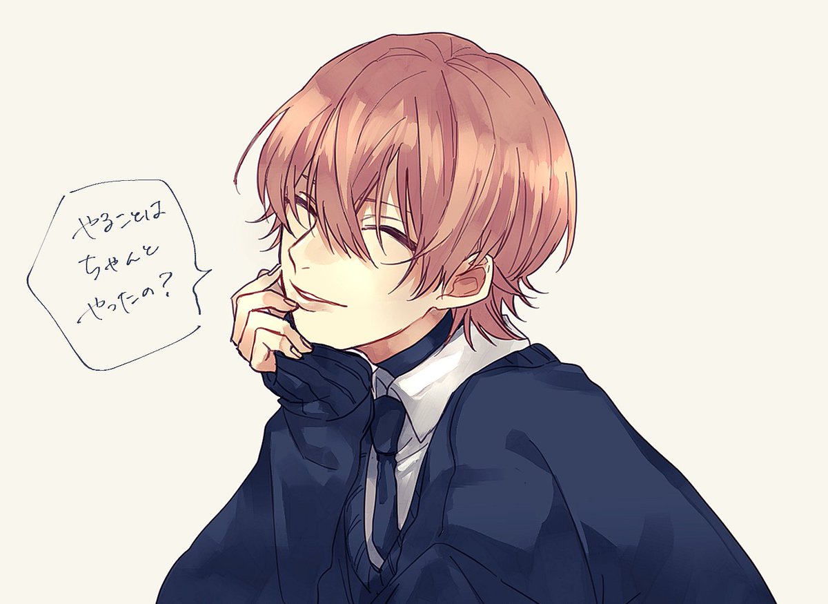 作業見守ってくれる亮さん（ときどき手刀）