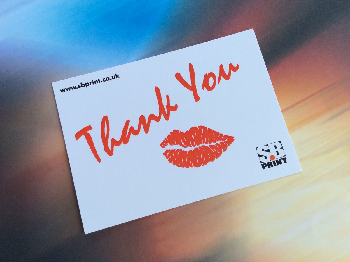 SBPrintWorcs's tweet photo. We'd like to take a moment to tell all our #WorcestershireHour friends how much we appreciate your business, recommendations and engagement.  #InternationalThankYouDay 😚💋 https://t.co/yUsDCbR7GV